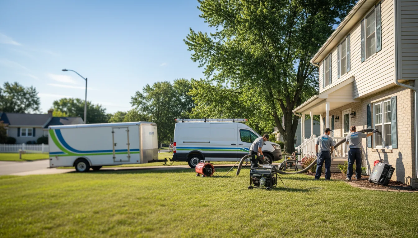 Flooded Basement Restoration And Cleanup With Repair in Raymond, KS near me